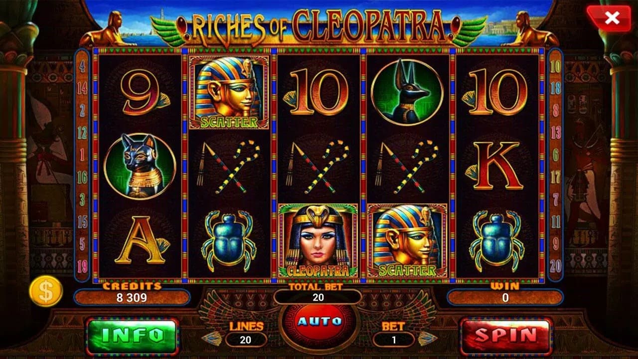 รีวิวเกม Riches of Cleopatra ค่าย Puss888