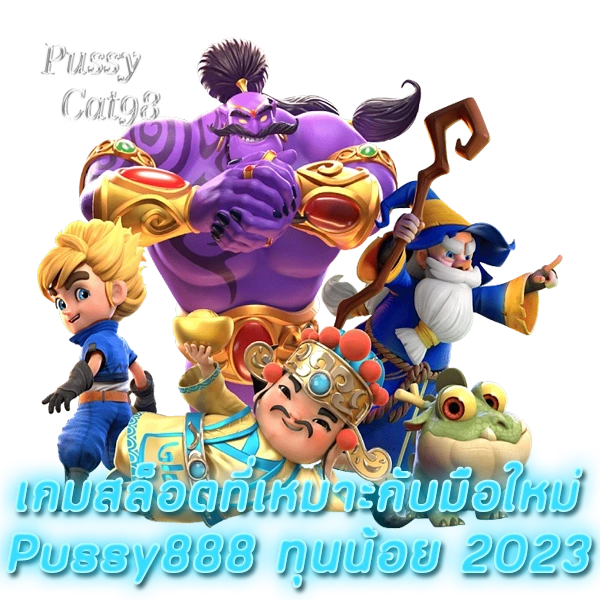 เกมสล็อตที่เหมาะกับมือใหม่ Pussy888 ทุนน้อย 2023